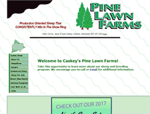 Tablet Screenshot of caskeypinelawnfarms.com